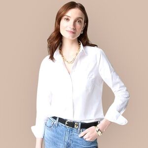 J. Crew Factory White Button Down Shirt